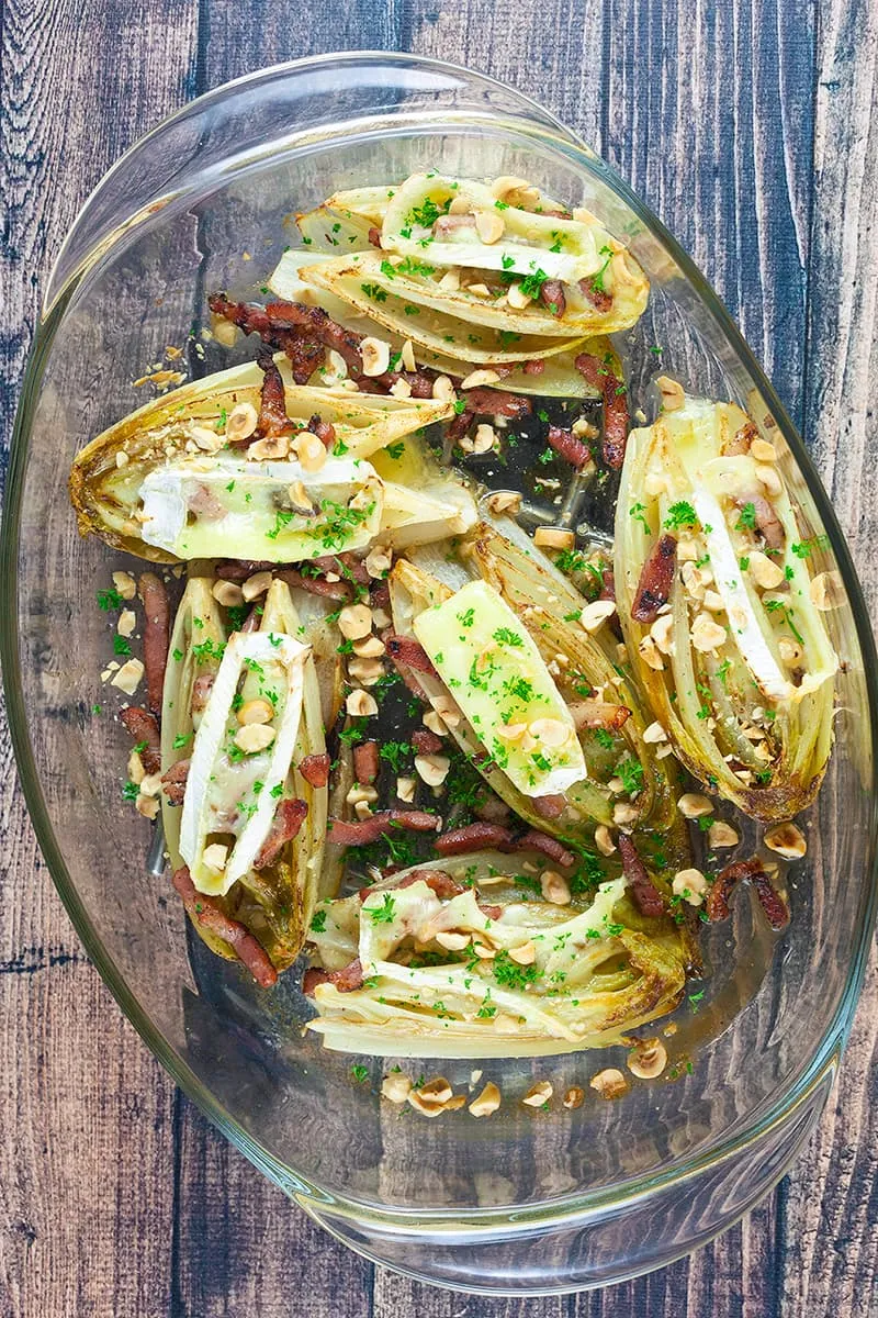 Witlof met brie uit de oven