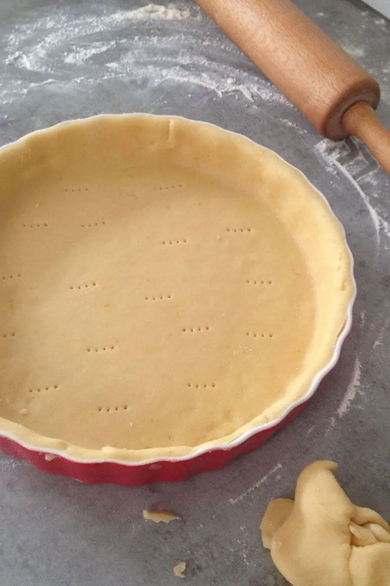 Frambozen mascarpone taartbodem