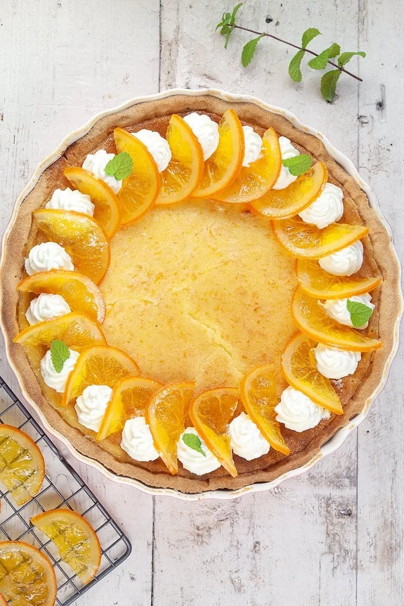 Sinaasappeltaart