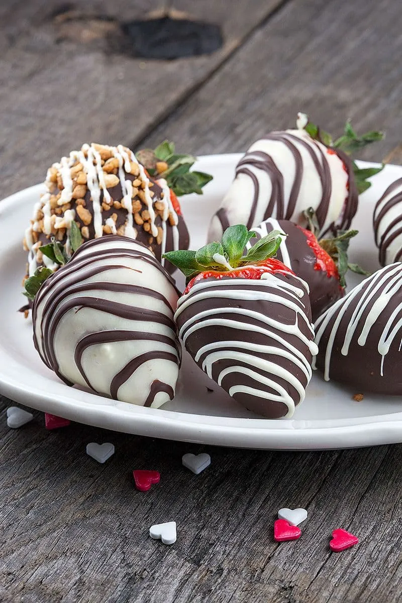 Chocolade aardbeien