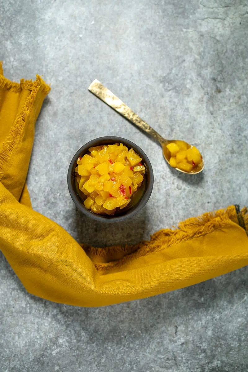 Mango chutney maken
