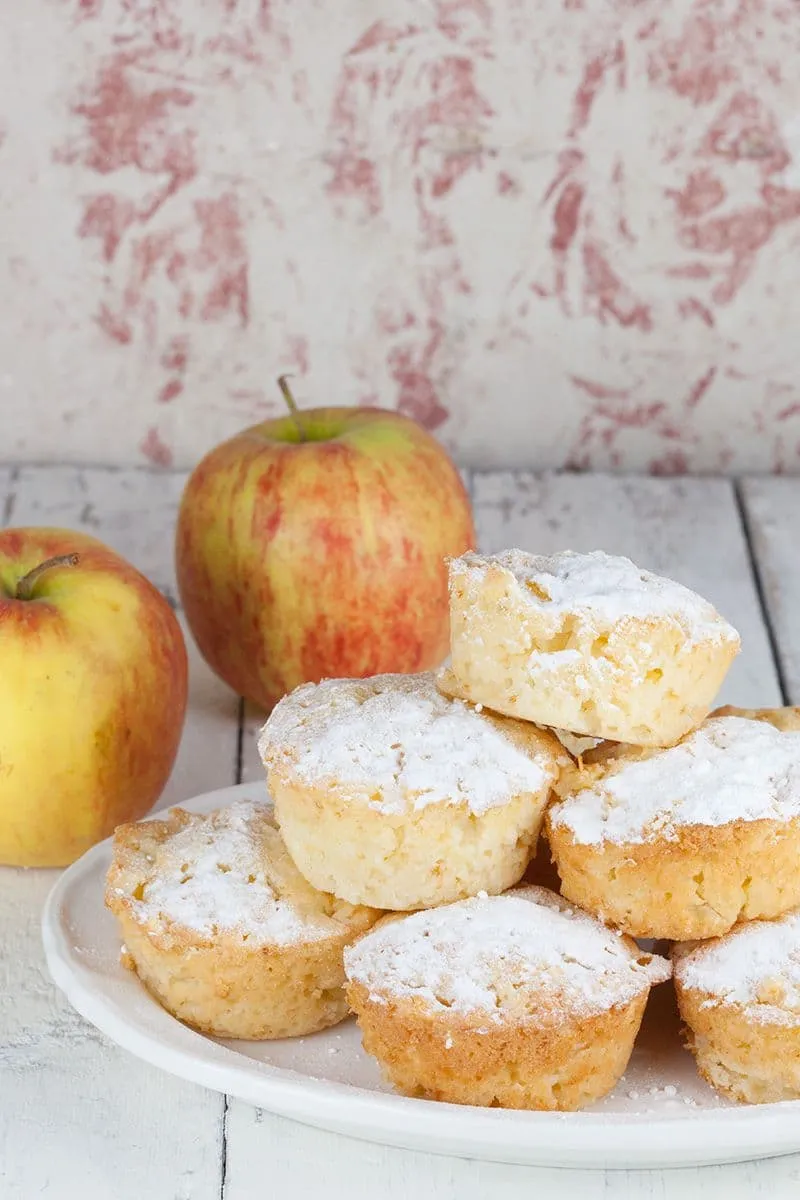 Romige appel muffins