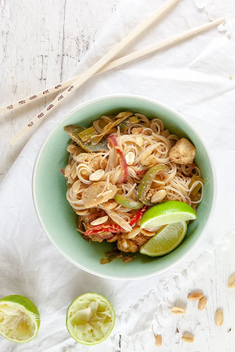 Zelfgemaakte Pad thai