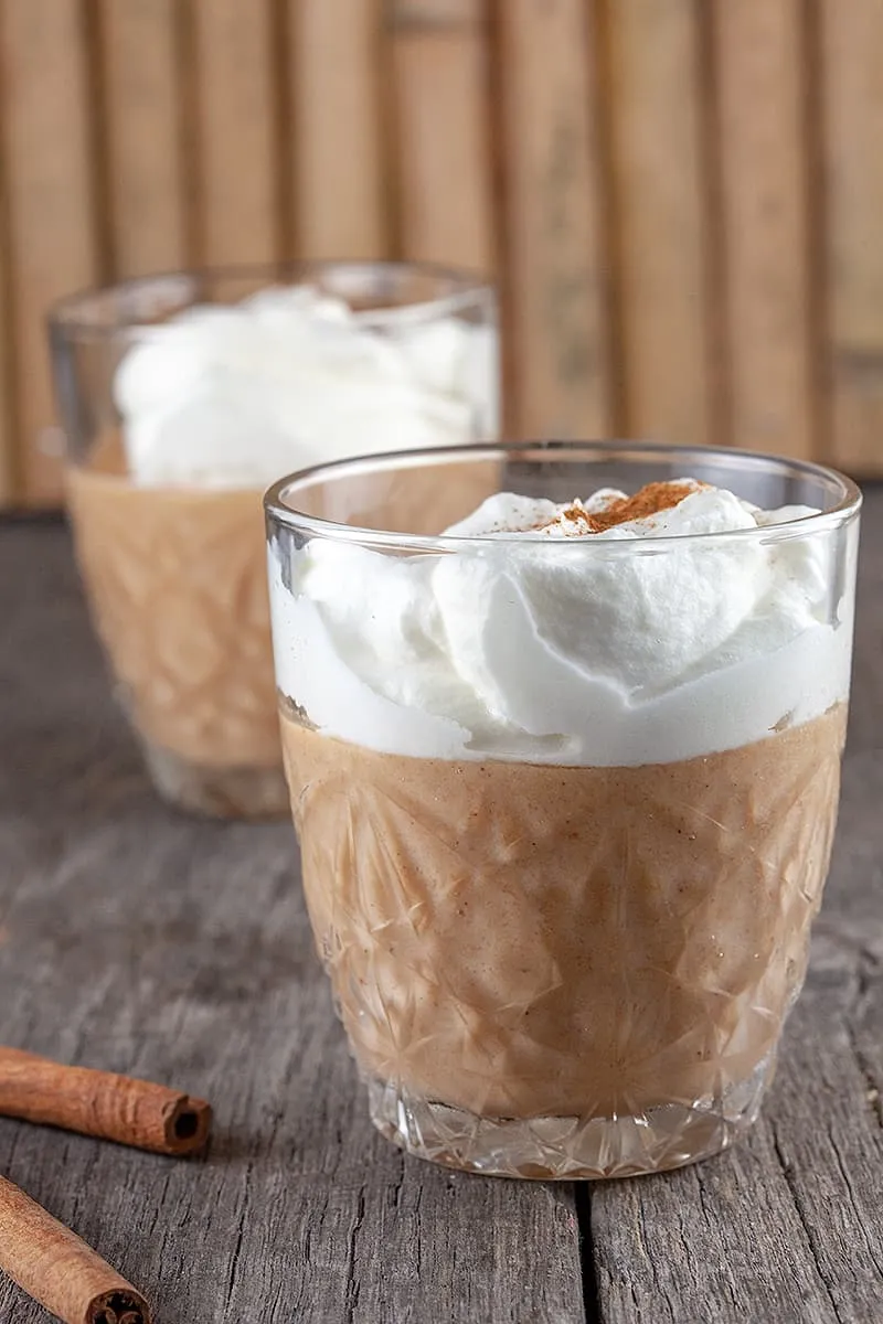 Zelfgemaakte pompoenpudding