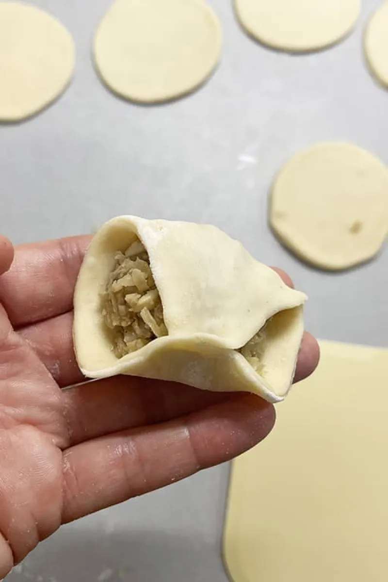 Zelf pierogi maken - stap 2