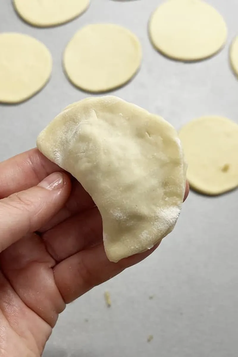 Zelf pierogi maken - stap 4