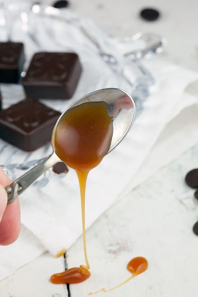 Bonbons met romige karamel vulling