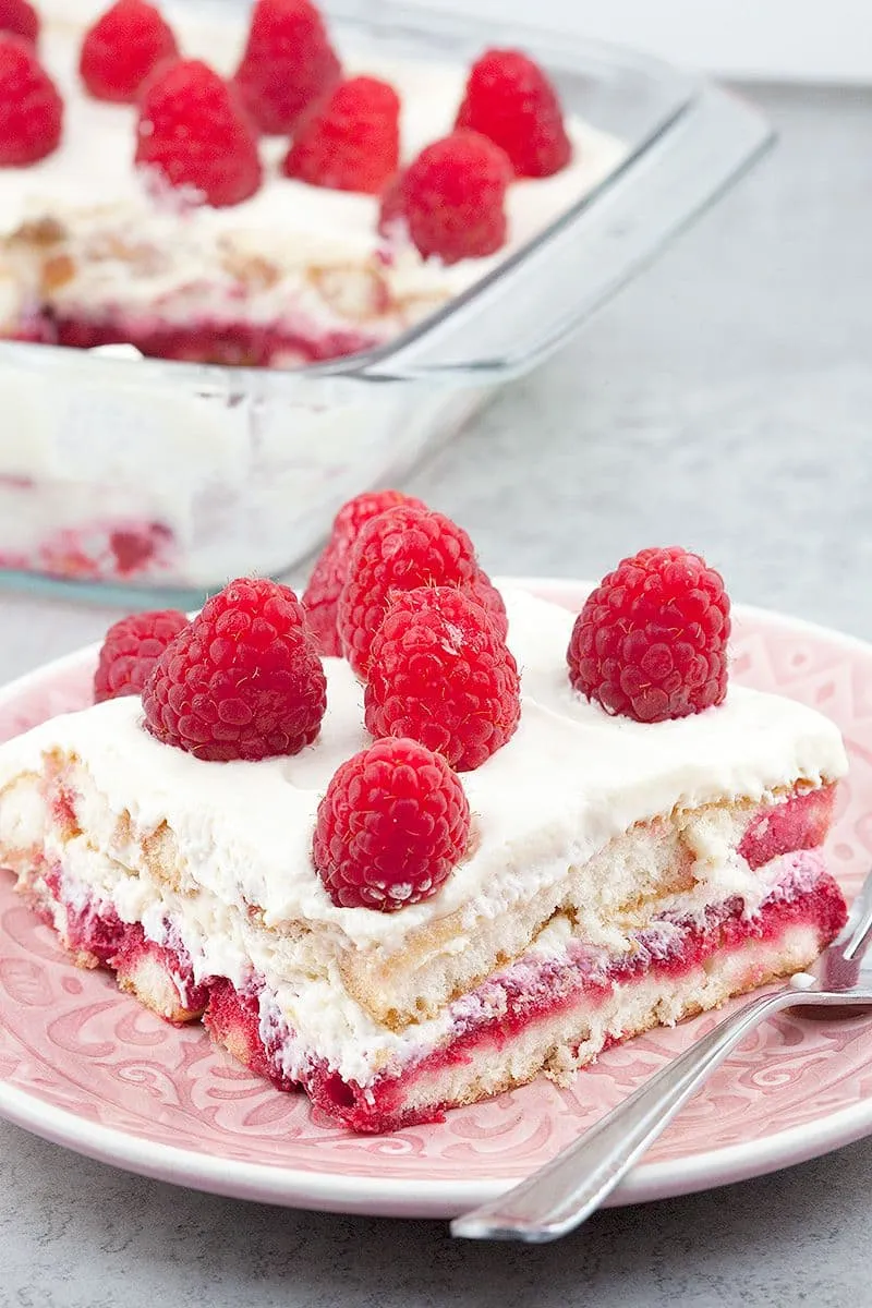 Tiramisu met frambozen