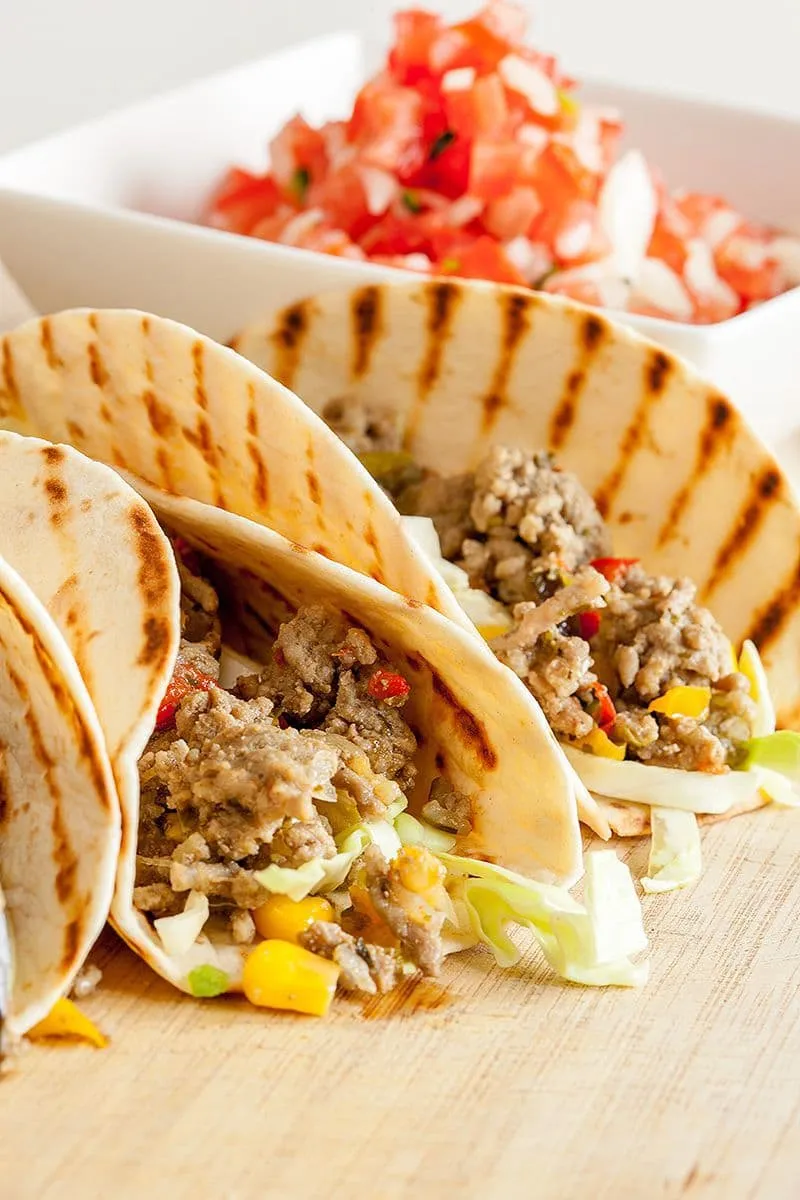 Taco's met gehakt
