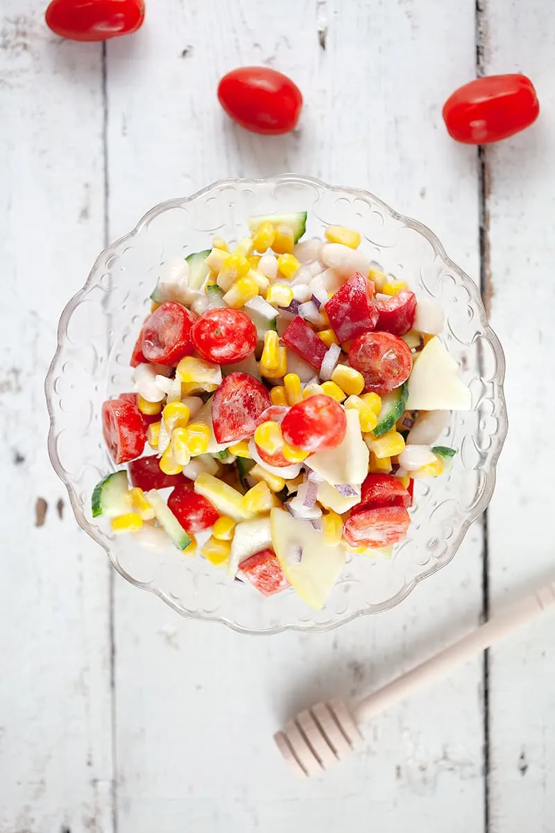 Maïs salade