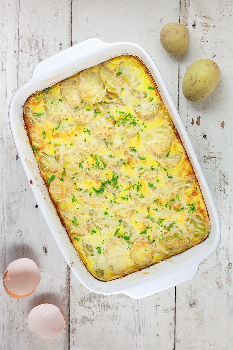 Vegetarische witlofgratin