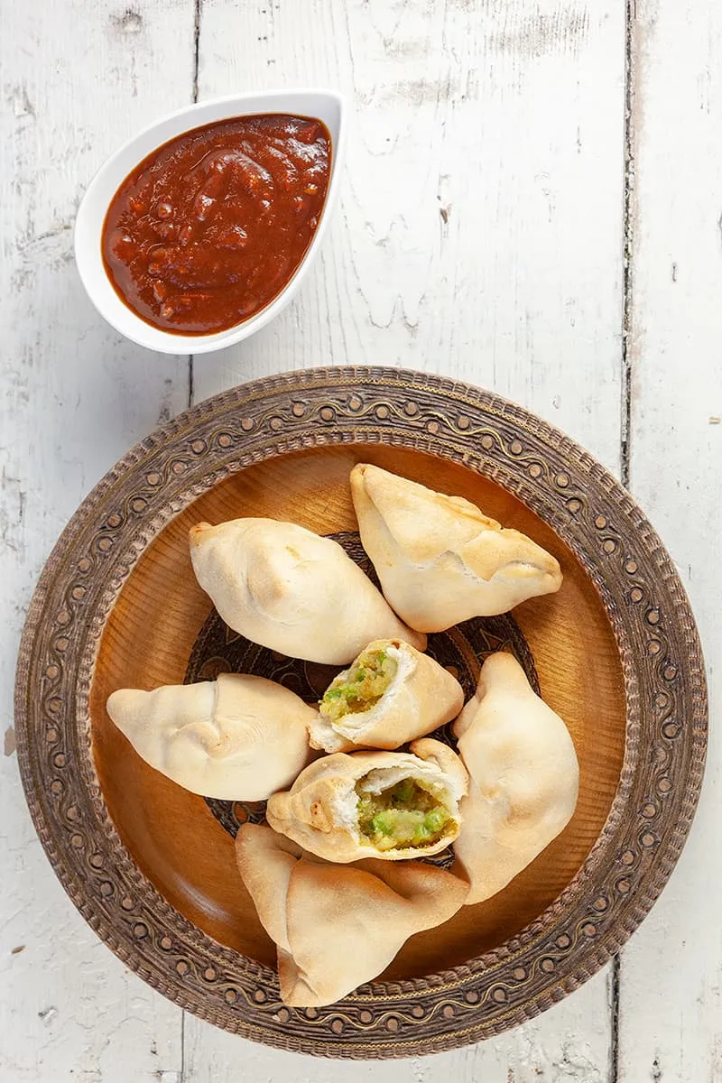 Airfryer samosa's