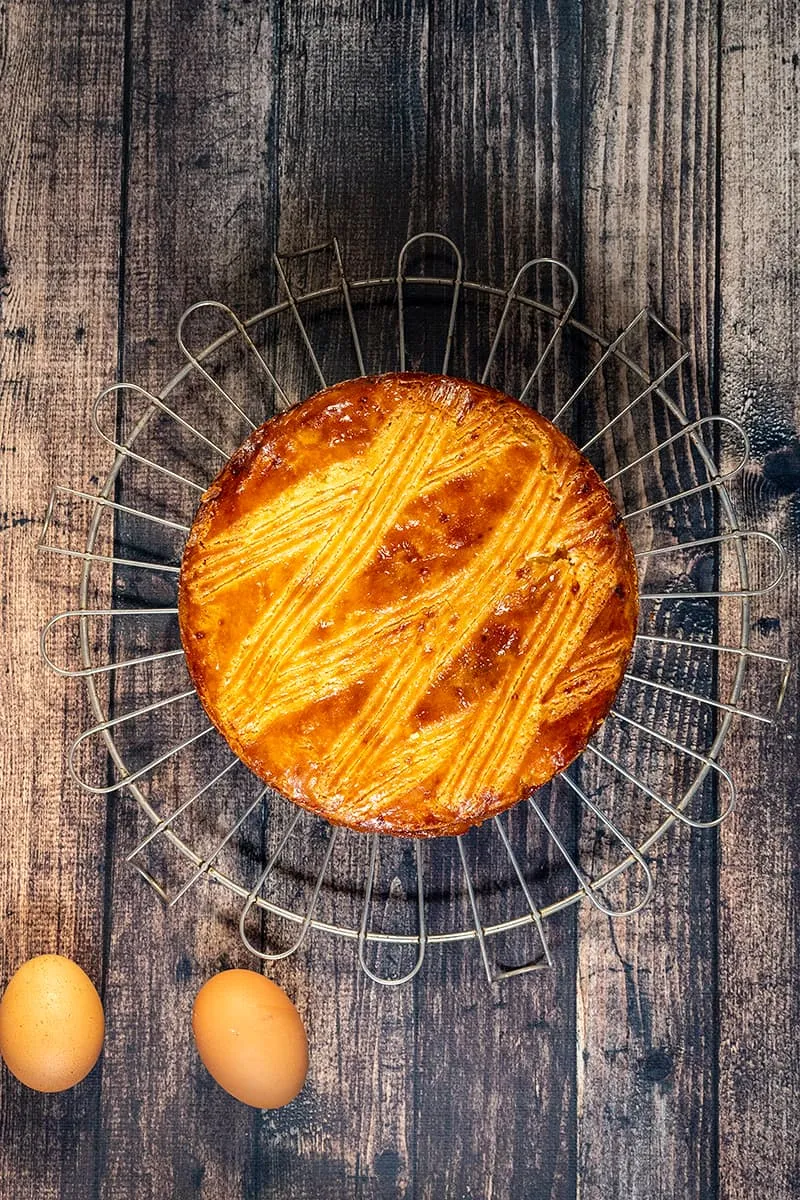 Gateau Breton - Bretonse taart met abrikozenjam