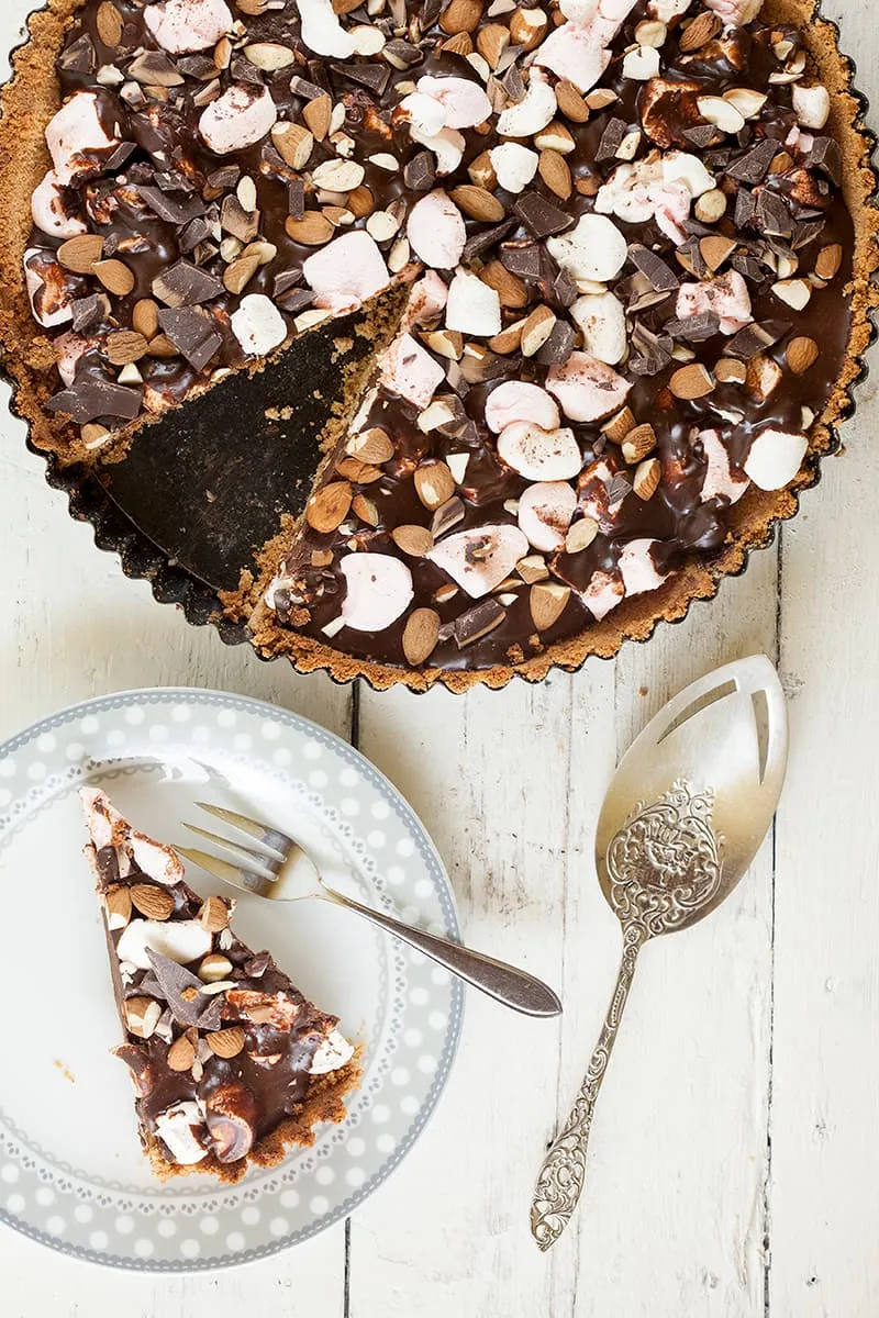 Rocky road taart