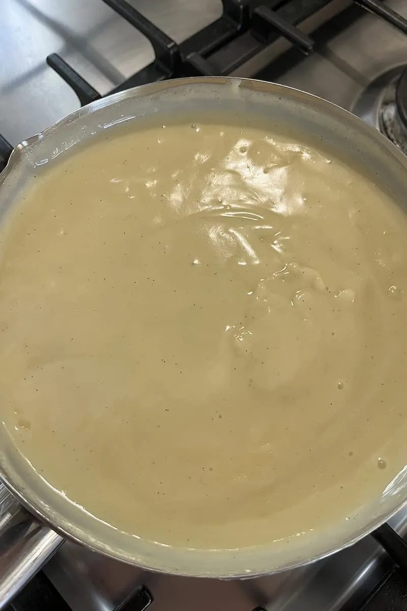Mirabellen taart pudding