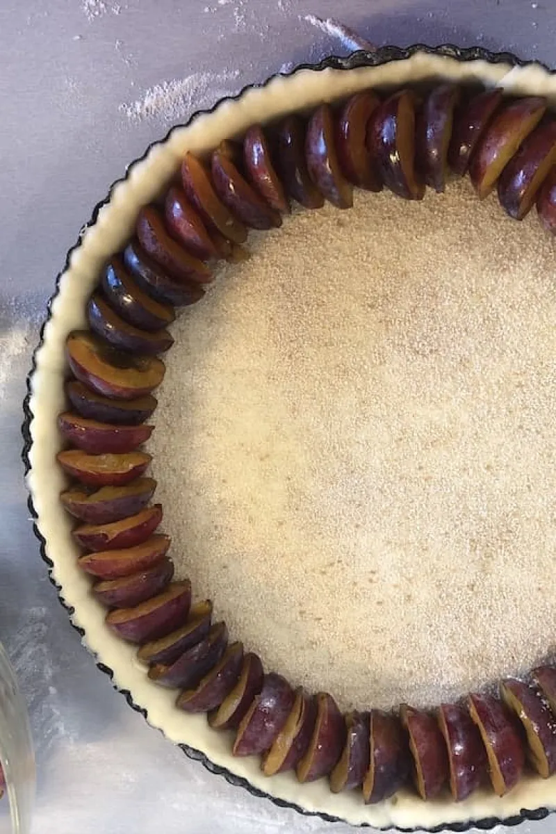 Pruimenvlaai vullen