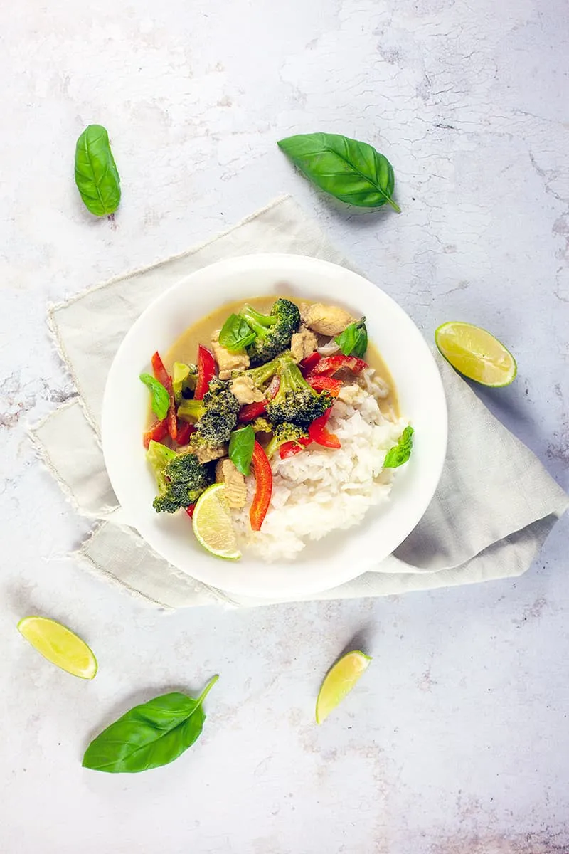 Thaise groene curry