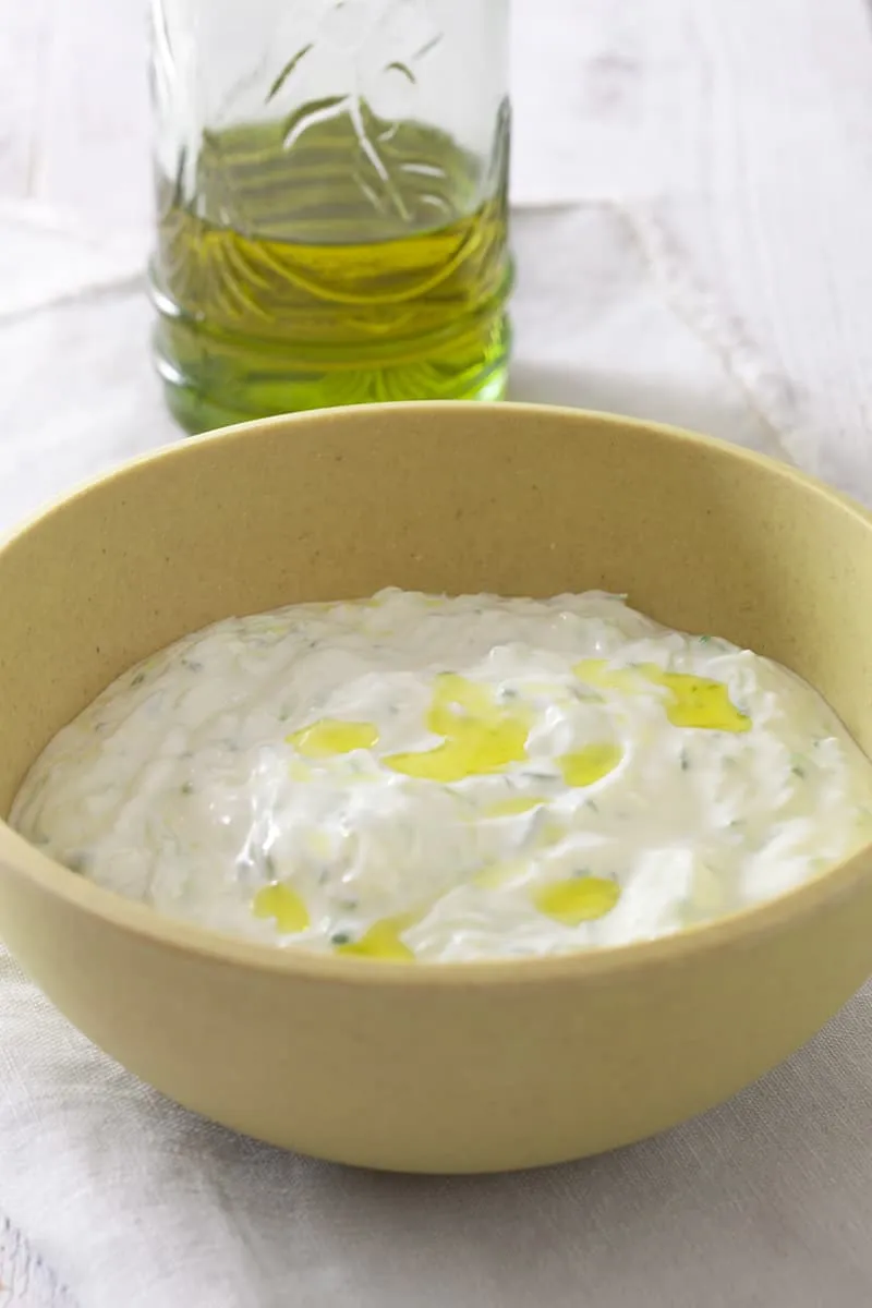 Zelfgemaakte tzatziki