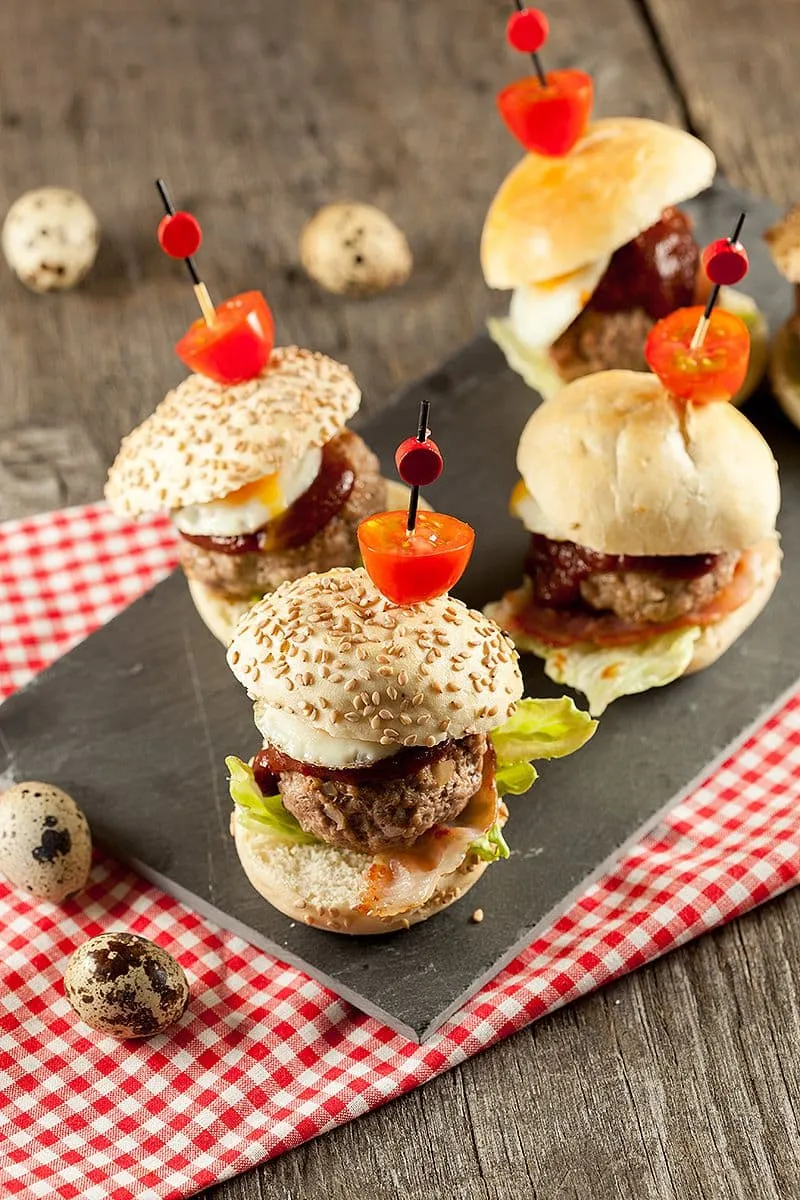 Mini hamburgers