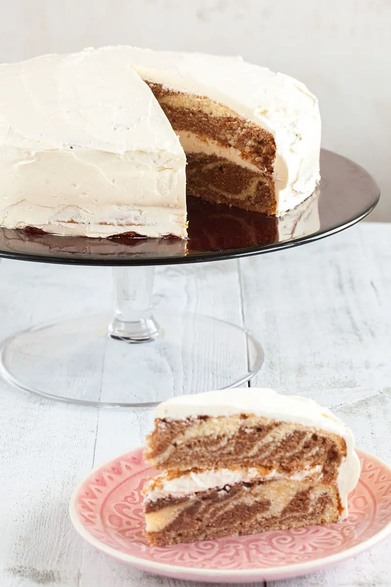 Zebra cake
