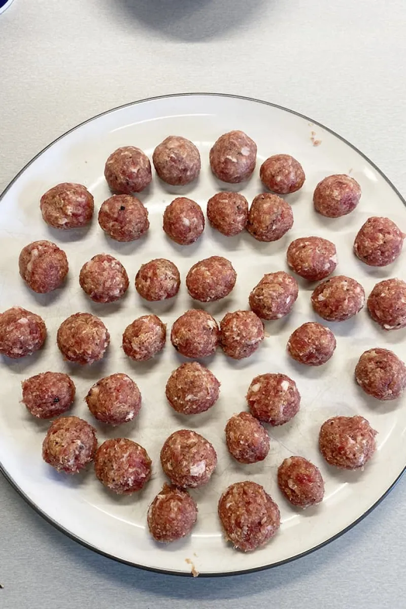 Gerolde soepballetjes