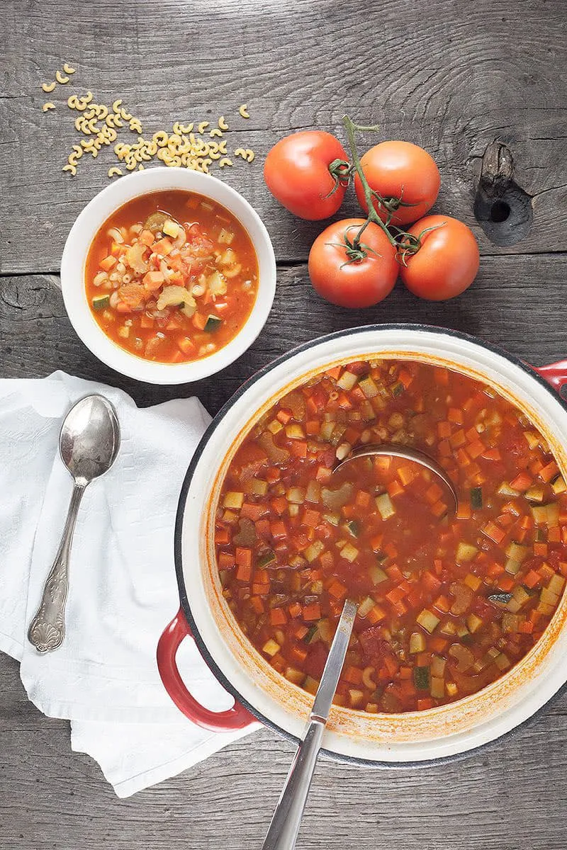 Minestrone soep