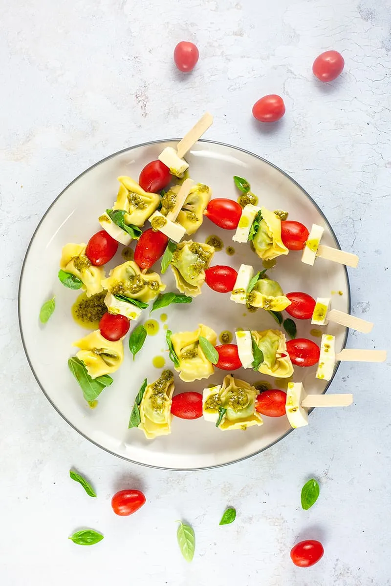 Tortellini spiesjes