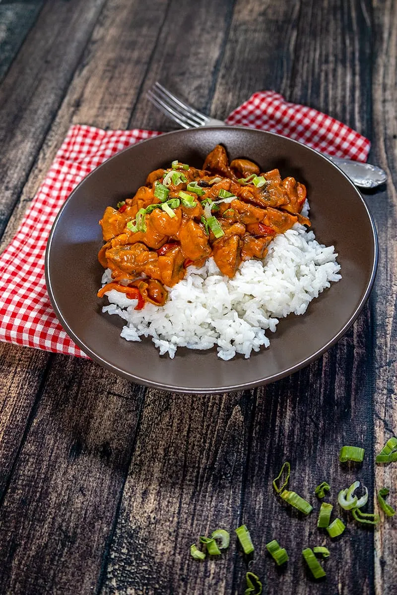 Vegetarische stroganoff