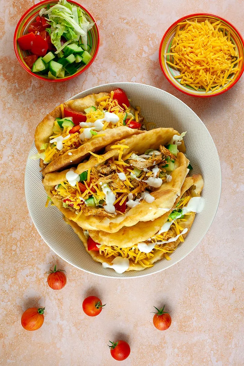 Chalupas met kip