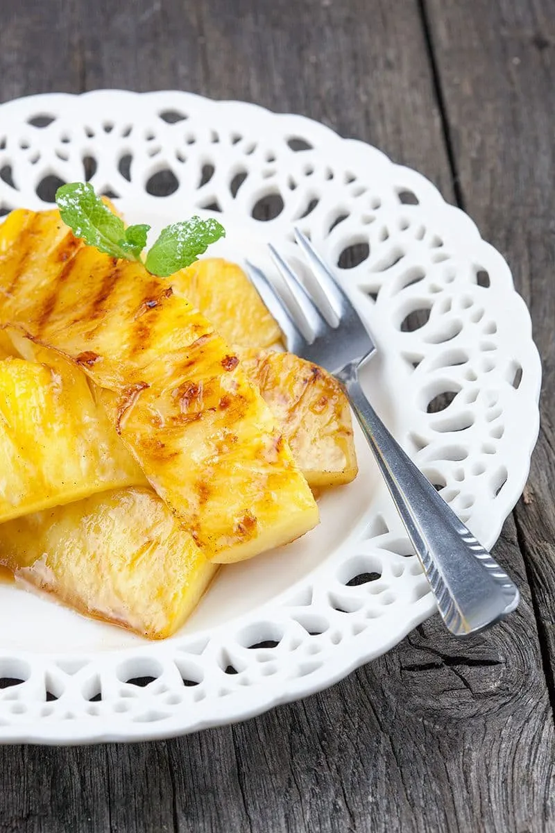 Gegrilde ananas