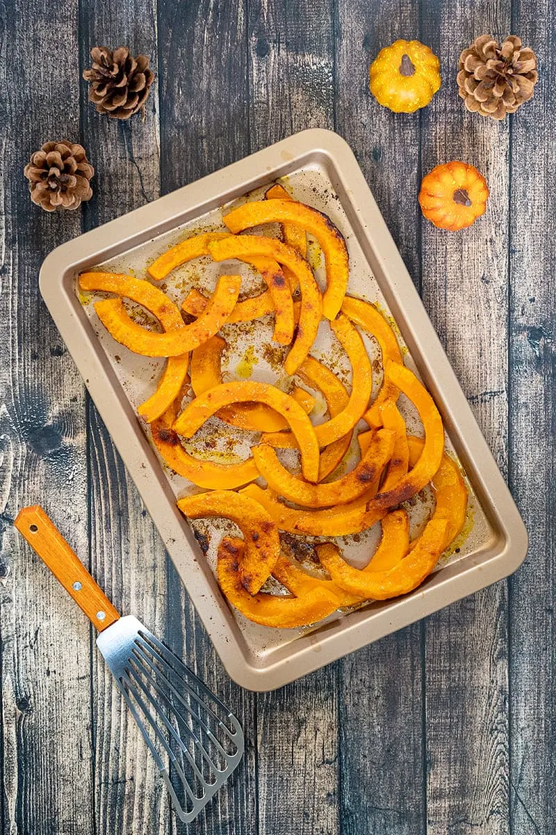 Pompoen uit de oven