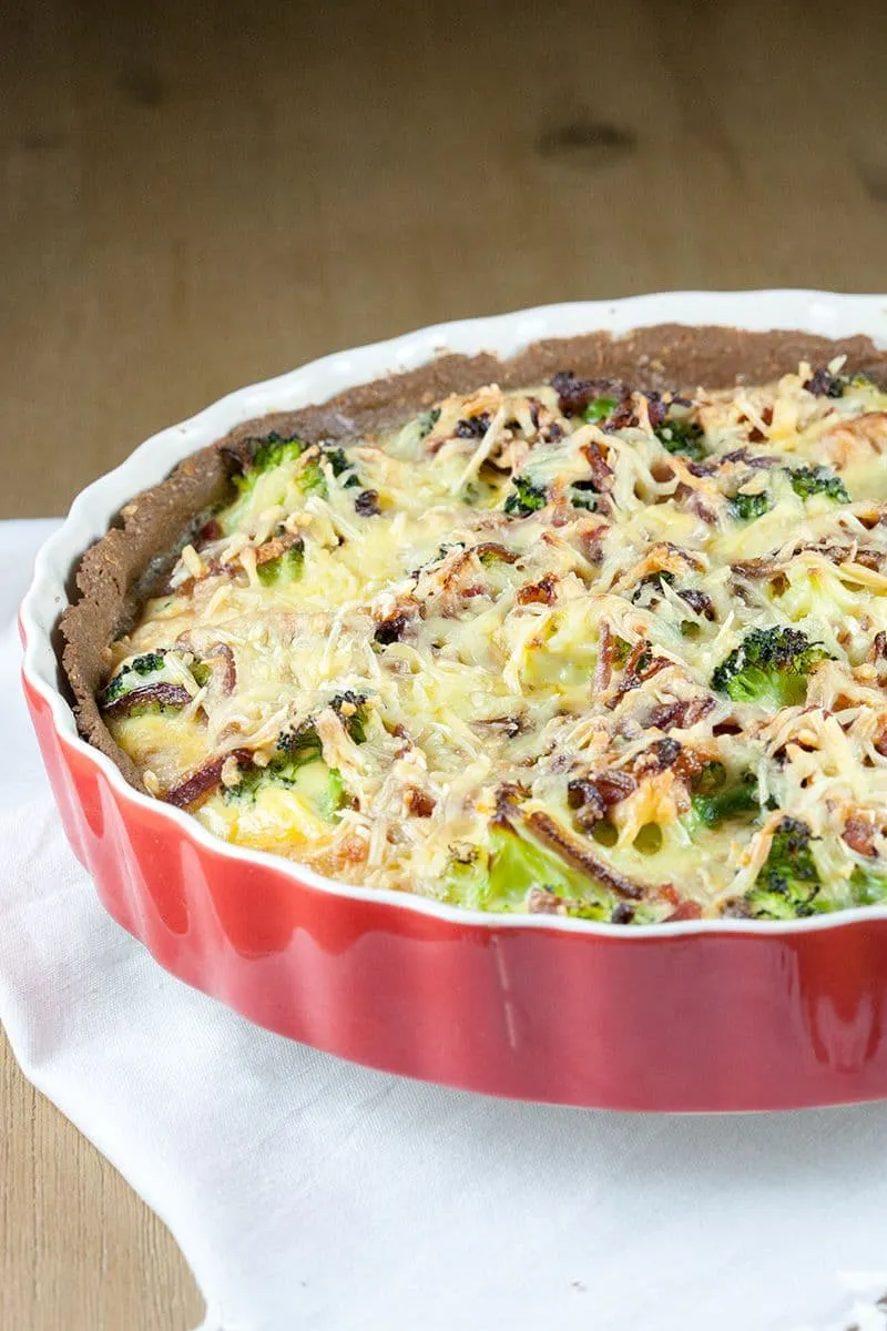 Broccoliquiche met spek