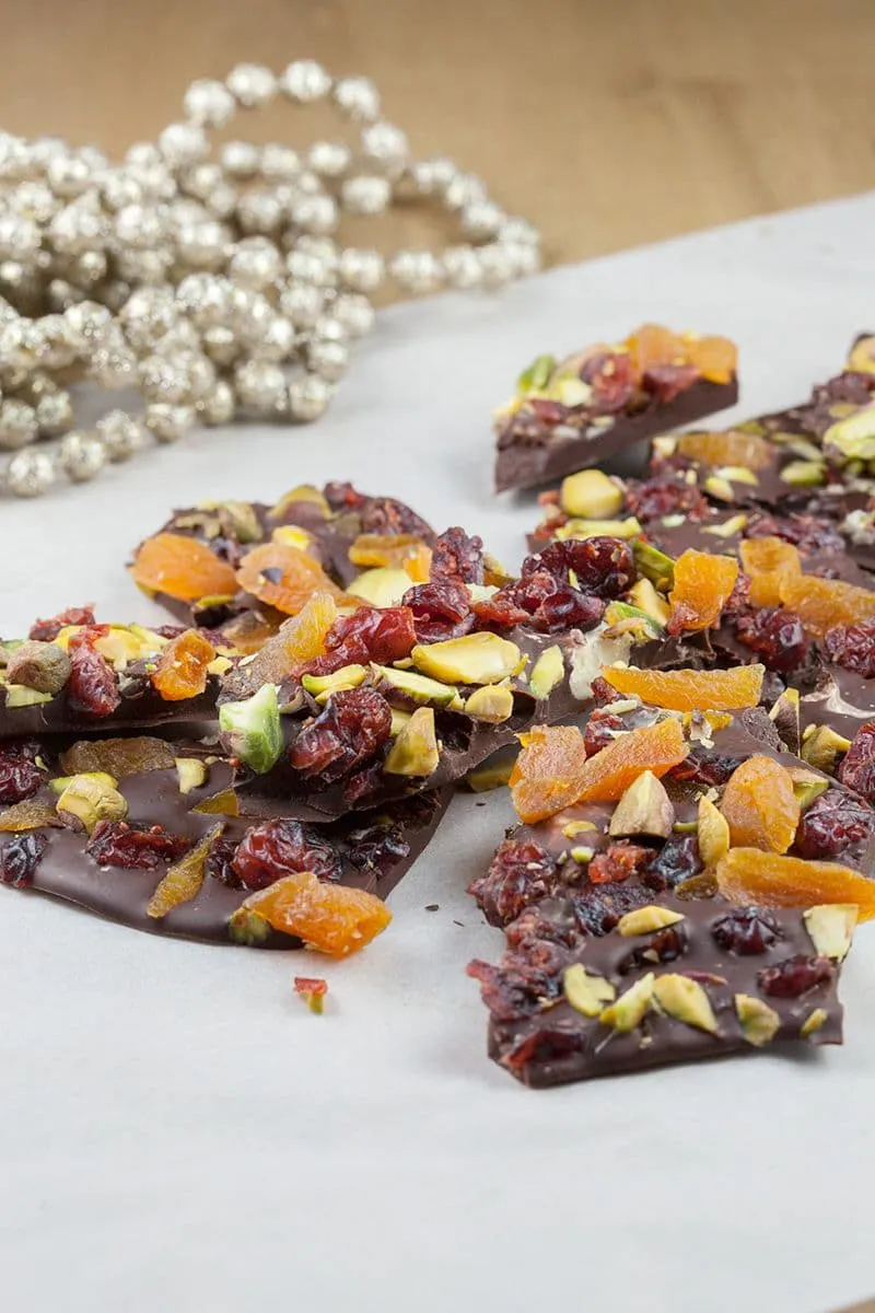 Feestelijke kerst chocolade