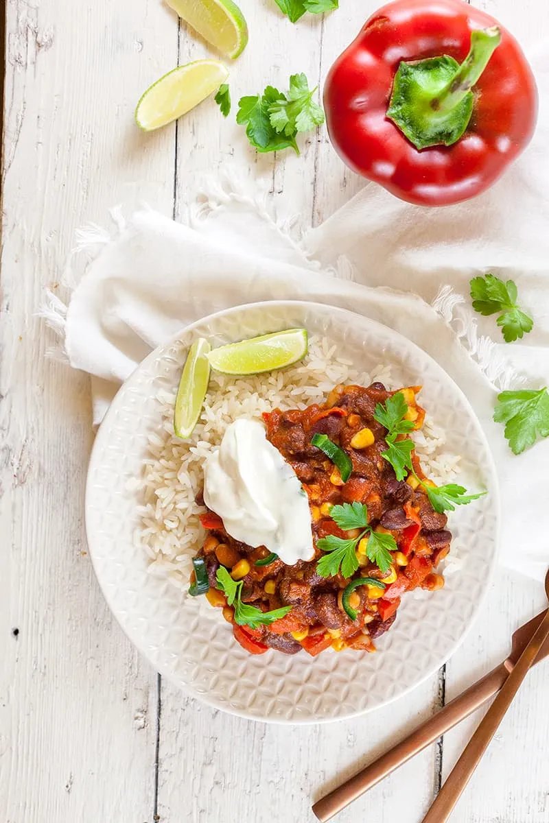 Chili sin carne
