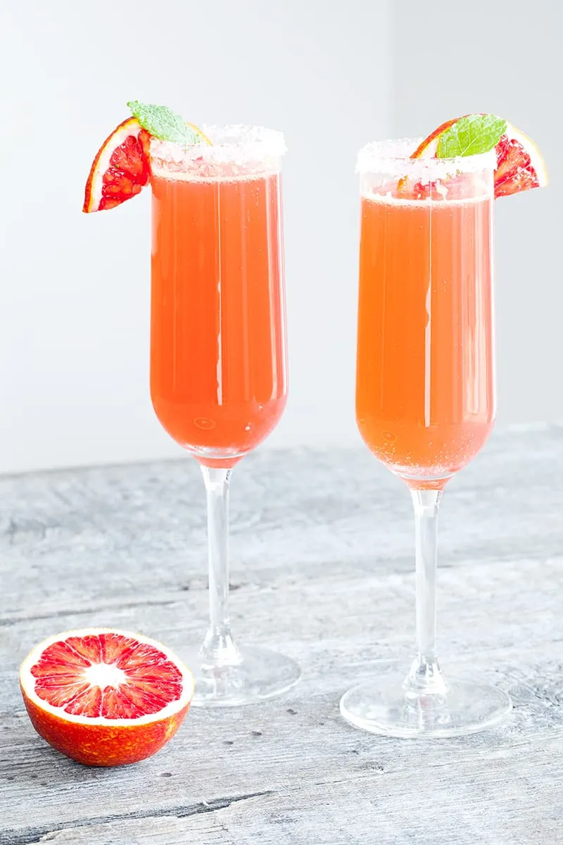 Frisse Cointreau bloedsinaasappel cocktail