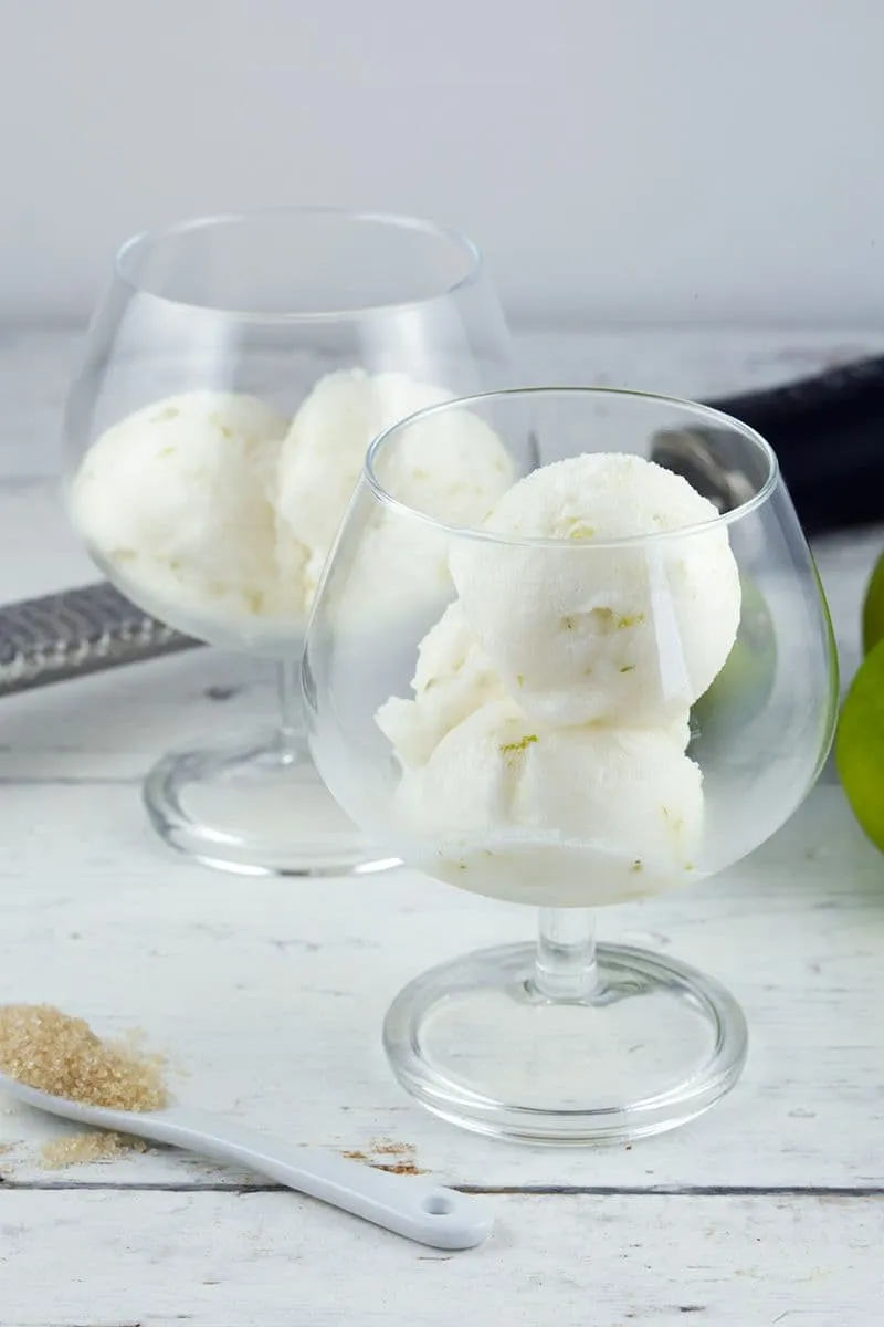 Caipirinha sorbet