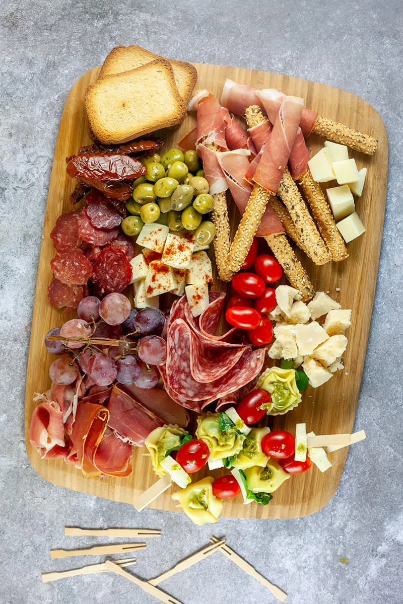 Italiaanse borrelplank