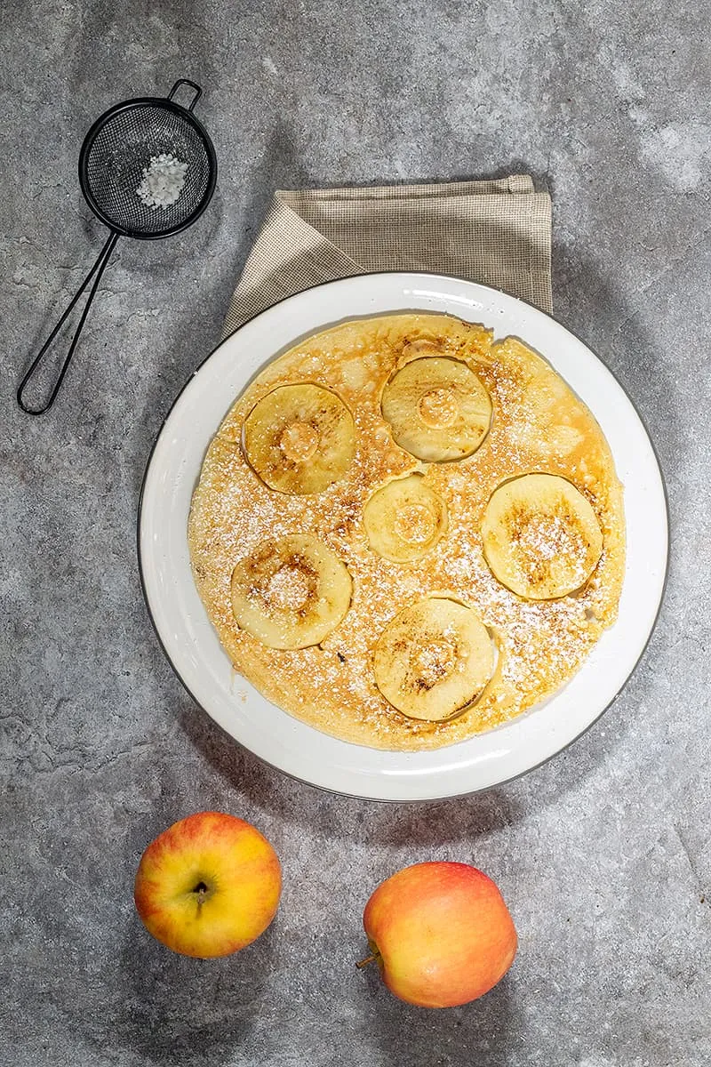 Pannenkoeken met appel - herfstige pannenkoek!