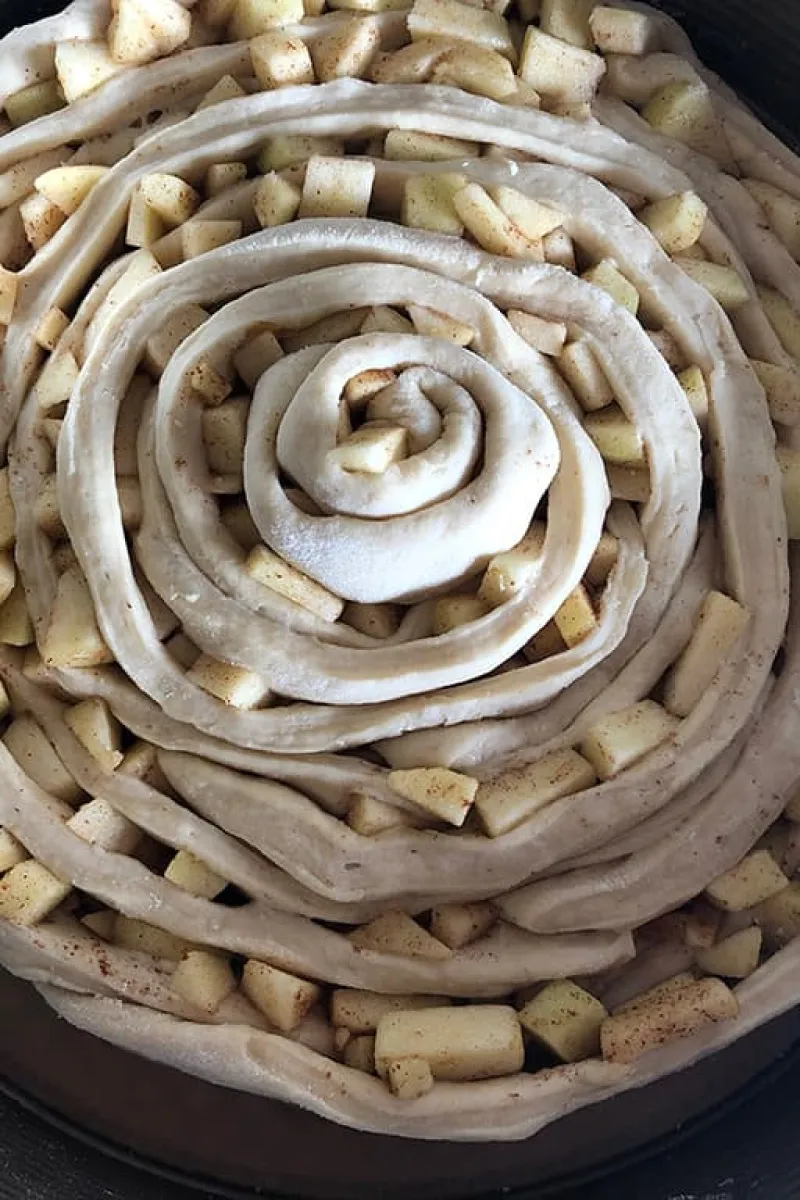 Appel brioche rollen 4