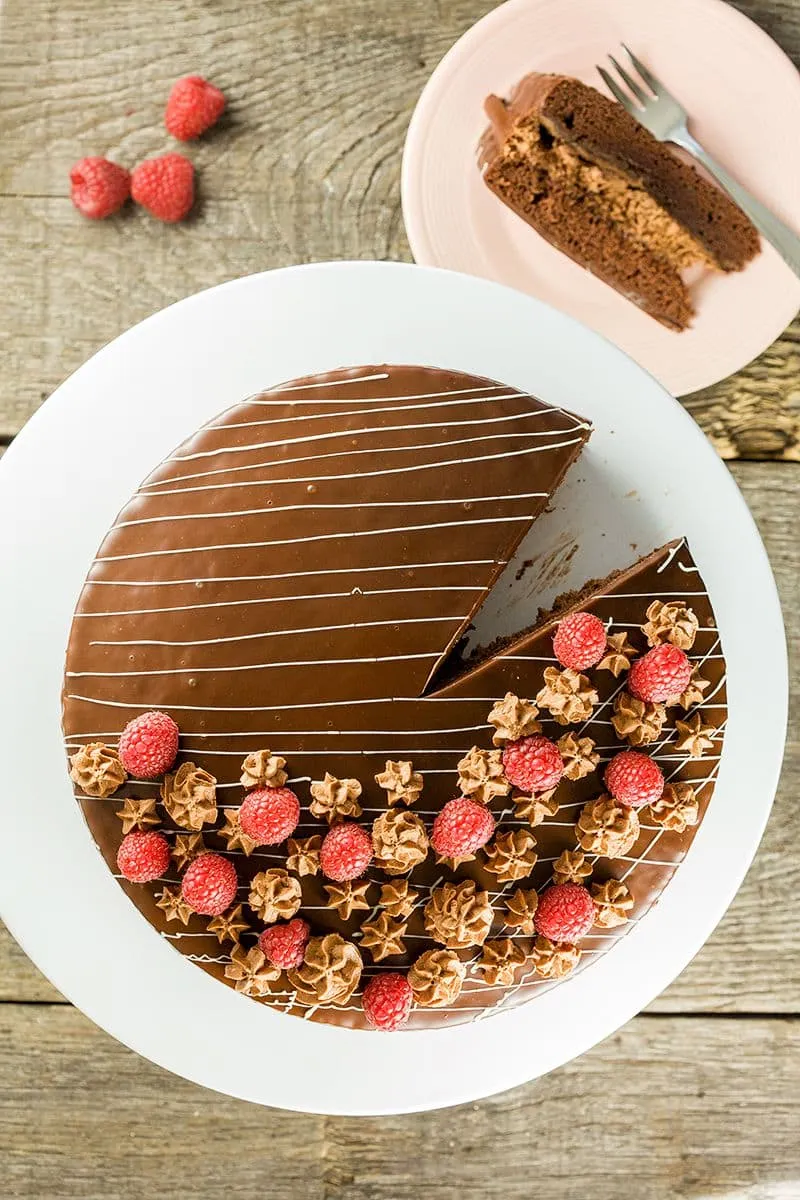 Chocolade mousse taart