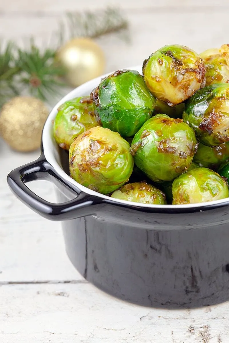 Spruitjes met appelstroop