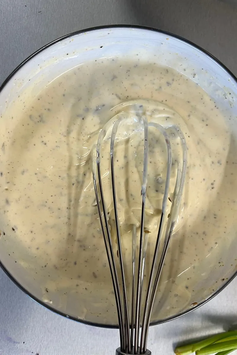 Zelf rode koolsalade met appel maken - stap 4