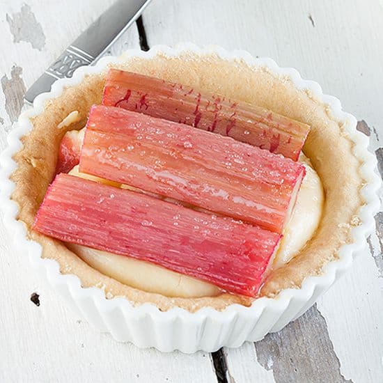 Tartelettes met rabarber