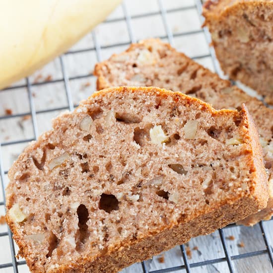 Bananenbrood zonder suiker