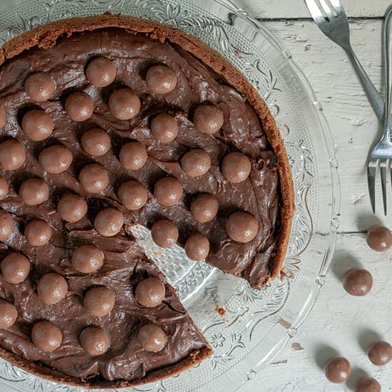 Chocoladetaart met maltesers